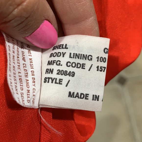 Gino diGiorgio  Red Leather Jacket M - Picture 15 of 16